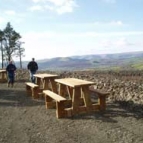 Picnic tables