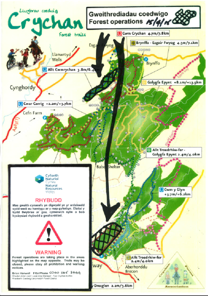 Cefn Arthen Horse Trail Closed